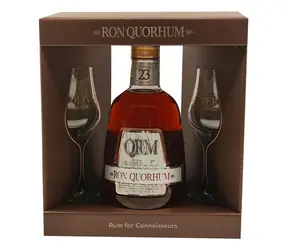 Quorhum 23 Sistema Solera 40% 0,7l v dárkové krabičce + 2 skleničky