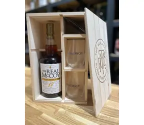 The Real McCoy 12 YO Limited Edition Madeira 46% 0,7l v dřevěné dárkové krabičce + 2 skleničky