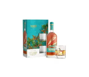Takamaka Rum Zepis Kreol 43% 0,7l v dárkové krabičce + 2 skleničky