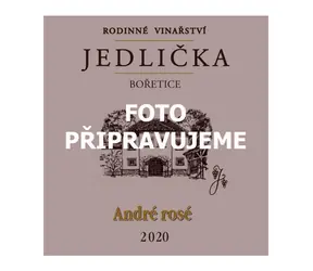 Vinařství Jedlička André Rosé pozdní sběr 2020 11% 0,75l