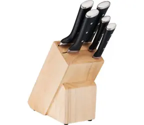 Tefal K232S574 Ice Force / Sada kuchyňských nožů / 5ks / dřevěný blok
