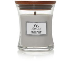 WoodWick Lavender & Cedar 85g - váza malá