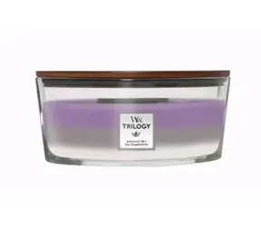 WoodWick Amethyst Sky Elipsa 453.6g - svíčka loď / doba hoření: až 40 h