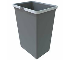 Elletipi BIG 24 L Plastový koš s rukojeťmi šedá / bez víka / 44 x 22.5 x 30 cm / doprodej