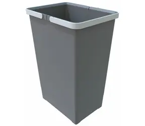Elletipi BIG 24 L Plastový koš s rukojeťmi šedá / bez víka / 44 x 22.5 x 30 cm / doprodej