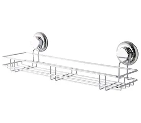 Compactor Bestlock Polička pod zrcadlo chrom / bez vrtání / až 12kg