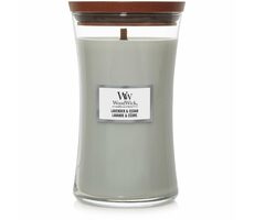 WoodWick Lavender & Cedar 609.5g - váza velká / doba hoření: až 120 h