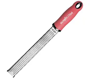 Microplane Premium Classic červeno-růžová / jemné struhadlo / 32.5 cm / nerezová ocel