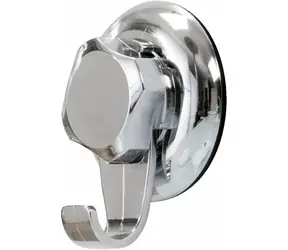 Compactor Bestlock Háček do koupelny s přísavkou chromová / Nosnost: až 6kg / bez vrtání