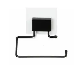 Compactor Bestlock Black Magic Samolepicí držák toaletního papíru černá / bez vrtání