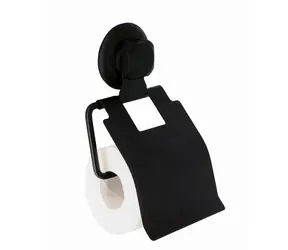 Compactor Bestlock Black Magic Držák toaletního papíru s přísavkou černá / bez vrtání