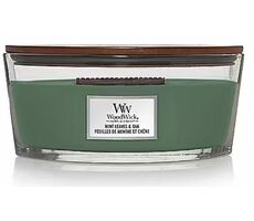 WoodWick Mint Leaves & Oak Elipsa 453.6g - svíčka loď