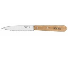 Opinel 113 Kuchyňský nůž vroubkovaný 10 cm / dřevěná rukojeť