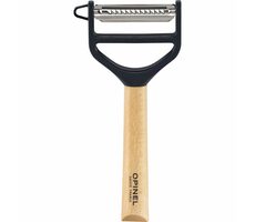 Opinel Škrabka na zeleninu 2 břity modrá / čepel Julianne / dřevěná rukojeť