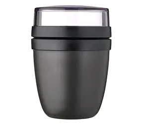 Mepal Ellipse mini Svačinový box černá / 420 ml / BPA Free