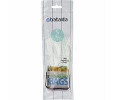Brabantia PerfectFit Type S Kompostovatelné sáčky na odpad 6L / 10ks v balení