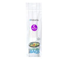 Brabantia PerfectFit Typ C Kompostovatelné sáčky na odpad 10-12 L / 10ks v balení