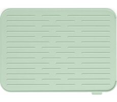 Brabantia Odkapávací podložka na nádobí silikonová zelená / 32.5 x 43.8 x 0.9 cm