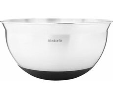 Brabantia Mísa nerez ocel/silikon stříbrno-černá 1.6 L / průměr 22 cm / výška 14 cm