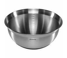 Brabantia Mísa nerez ocel/silikon stříbrno-černá 3 L / průměr 26 cm / výška 12.6 cm