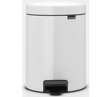 Brabantia Newicon Pedálový odpadkový koš 5 L bílá / průměr 20.5 cm / výška 29.1 cm
