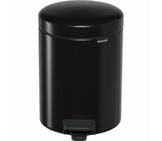 Brabantia Newicon Pedálový odpadkový koš 5 L černá / průměr 20.5 cm / výška 29.1 cm