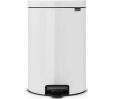 Brabantia Newicon Pedálový odpadkový koš 20 L bílá / průměr 29 cm / výška 46.7 cm