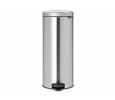 Brabantia Newicon Pedálový odpadkový koš 30 L matná stříbrná / průměr 29.3 cm / výška 67.9 cm