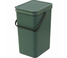 Brabantia Sort & Go Odpadkový koš 16 L tmavě zelená / s rukojetí / 22 x 40.1 x 27.9 cm 