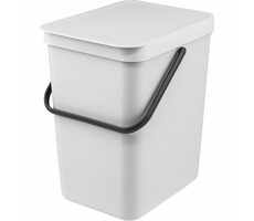 Brabantia Sort & Go Odpadkový koš 25 L světle šedá / s rukojetí / 26.5 x 40 x 34 cm