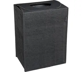 Brabantia Koš na prádlo skládací 55L černý / 54 x 29.5 x 40.5 cm