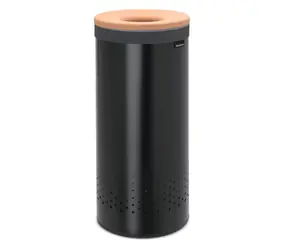 Brabantia Koš na prádlo 35 L korek-černá / 63.5 x 30 x 30 cm