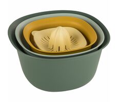 Brabantia Sada mís s cedníkem a odšťavňovačem