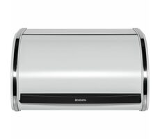 Brabantia Roll Top Chlebník střední velikost bílá / nerez ocel / 31.6 x 17.3 x 26.5 cm