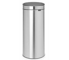 Brabantia Touch Bin New Odpadkový koš 30 L matná stříbrná / 29.5 x 72 x 32 cm 