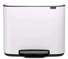 Brabantia Bo Pedálový odpadkový koš 36 L bílá / 54 x 44 x 36.3 cm