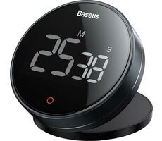 Baseus FMDS000013 Heyo Pro nastavitelná minutka černá / LED display / 3x AAA (není součástí balení)
