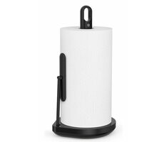 Simplehuman Držák na kuchyňské utěrky s pumpičkou na čisticí prostředek černá