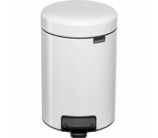 Brabantia Newicon Pedálový odpadkový koš 3 L bílá / průměr 16.8 cm / výška 26.4 cm