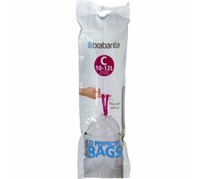 Brabantia PerfectFit Type C Sáčky do odpadkového koše 10- 12 L / zatahovací / 20 sáčků