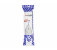 Brabantia PerfectFit Type D Sáčky do odpadkového koše 15-20 L / zatahovací / 20 sáčků