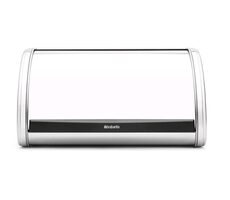 Brabantia Roll Top Chlebník střední velikost stříbrná / lesklá ocel / 31.6 x 17.3 x 26.5 cm