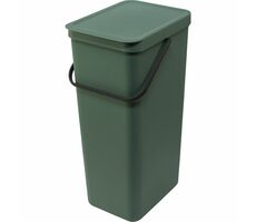 Brabantia Sort & Go Odpadkový koš 40 L zelená / s rukojetí / plast  / 26.7 x 62 x 34.1 cm