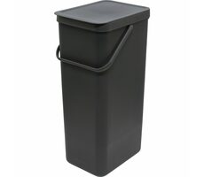 Brabantia Sort & Go Odpadkový koš 40 L tmavě šedá / s rukojetí / plast  / 26.7 x 62 x 34.1 cm