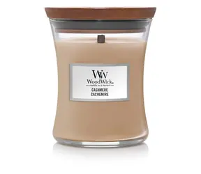 WoodWick Cashmere 275 g - svíčka střední / doba hoření: až 65h