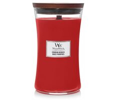 WoodWick Crimson Berries  609g  - váza velká / doba hoření: až  120h