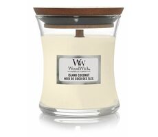 WoodWick Island Coconut 85g  - váza malá / doba hoření: až  20h