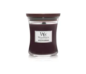 WoodWick Spiced Blackberry 275g  - váza střední / doba hoření: až 65h