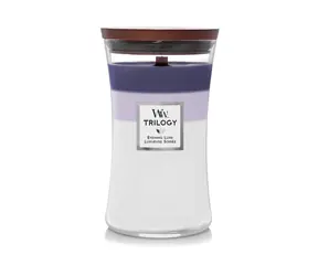 WoodWick Trilogy Evening Luxe  609g - sklo velké / doba hoření: až 120h