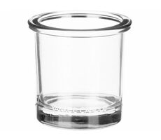 Yankee Candle Pop Tea Light svícen na votivní svíčku čirá bílá / 7 x 7 cm